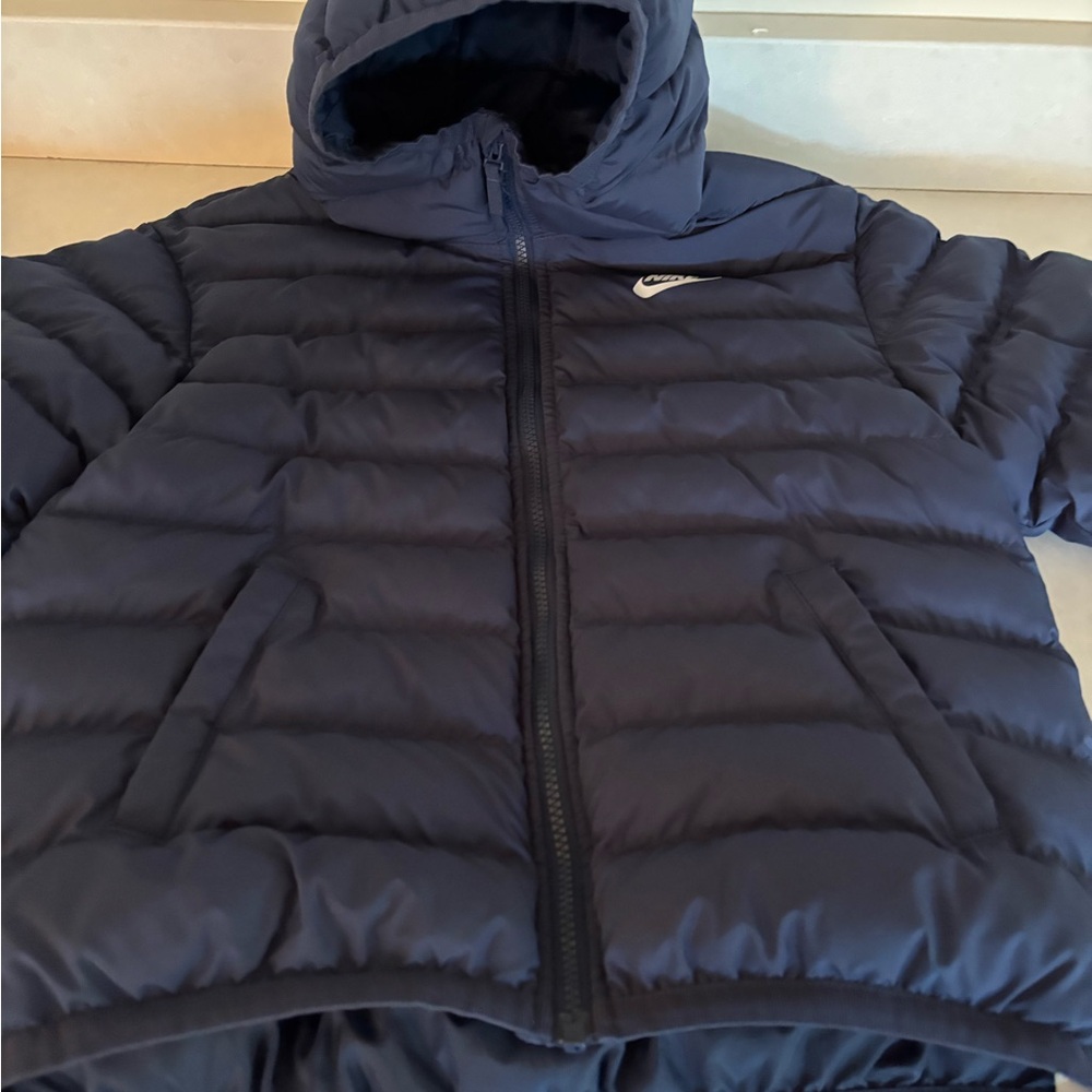 Nike Navy Puffer Jacket